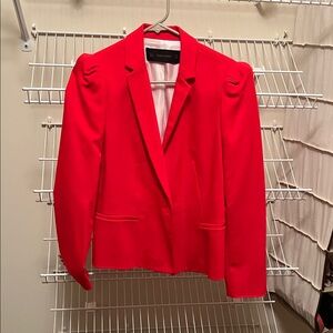 Zara Bold Red Women's Blazer